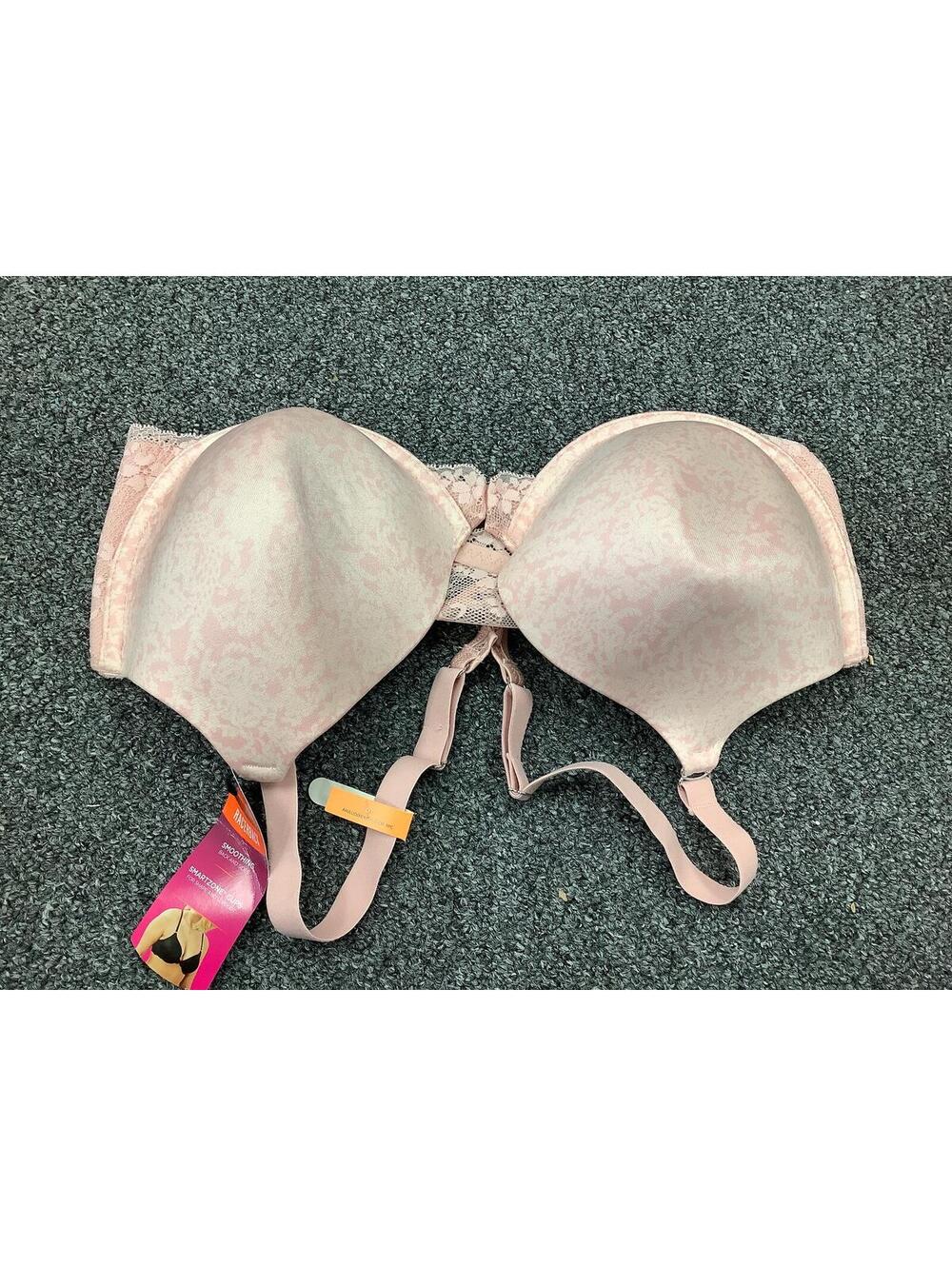 Maidenform Pink Lace Strapless Bra Size 38DD